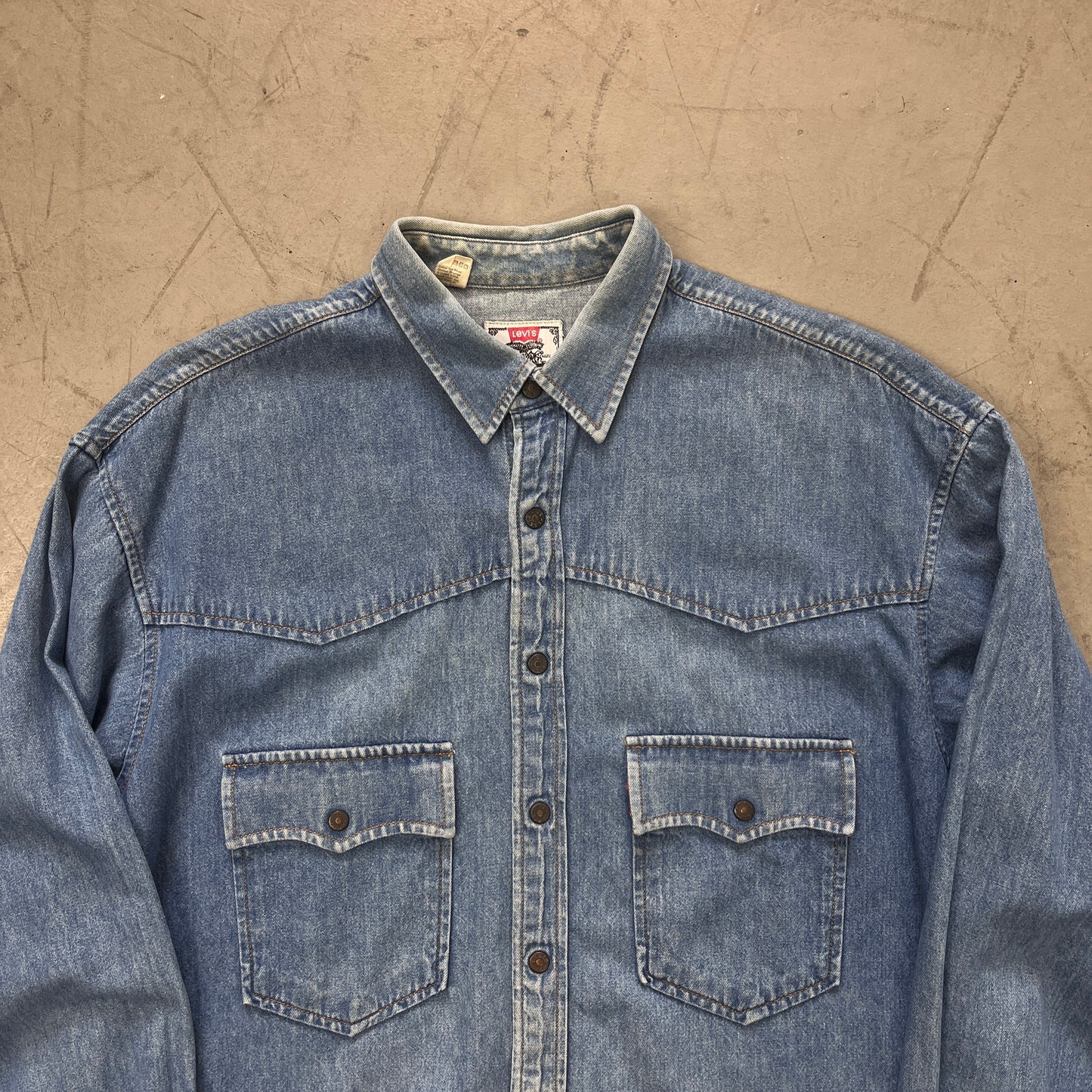 LEVIS WESTERN SHIRT 90s [XL]