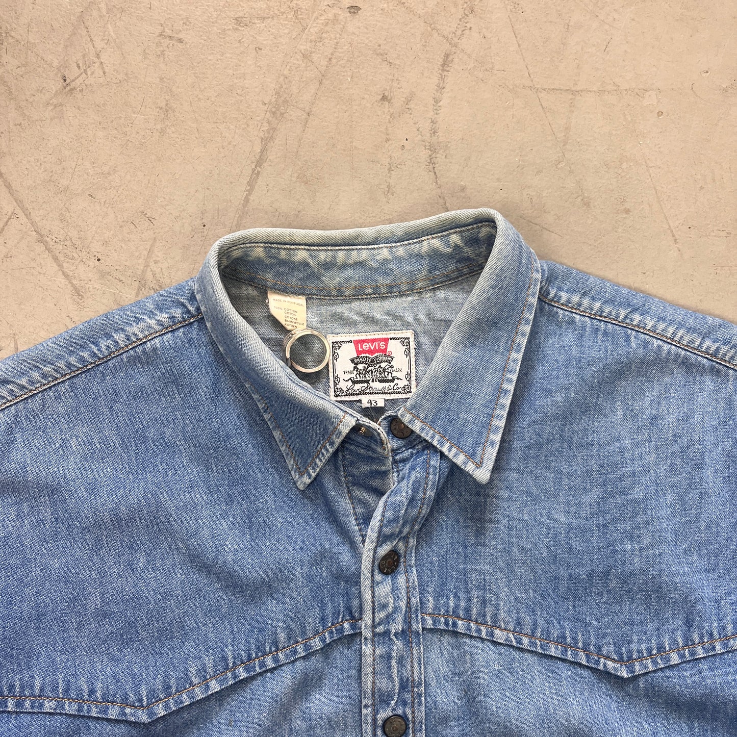 LEVIS WESTERN SHIRT 90s [XL]