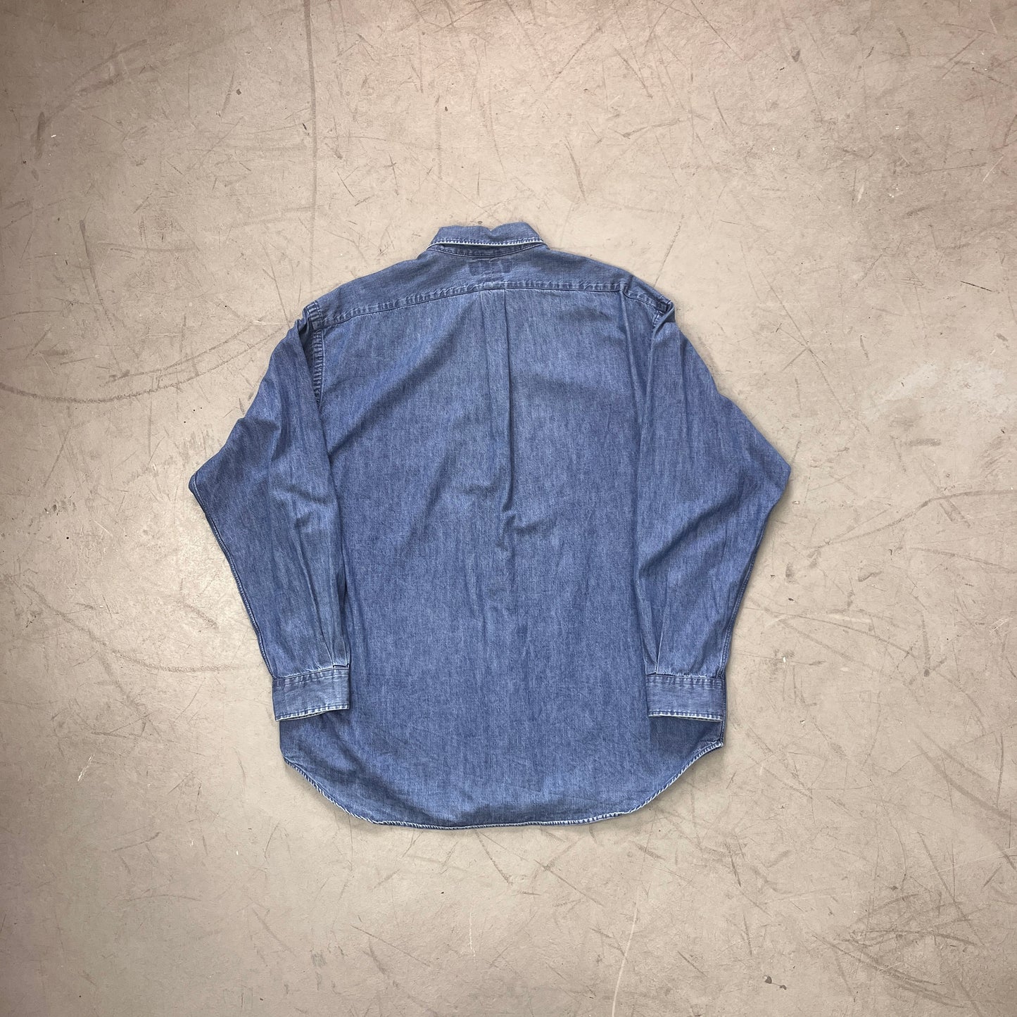 RALPH LAUREN BLAIRE DENIM SHIRT 90s[XL]