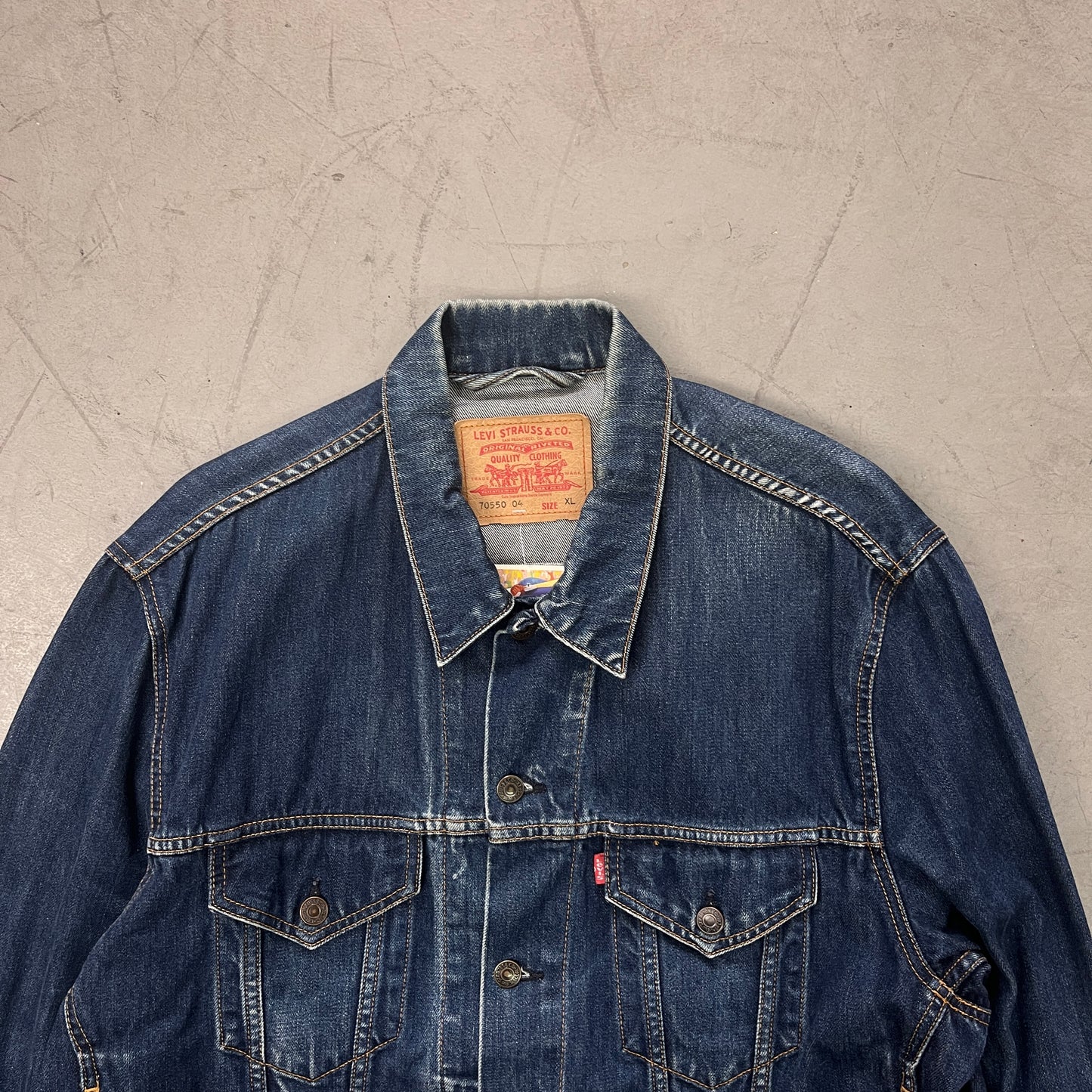 LEVIS TRUCKER DENIM JACKET 90s [XL]