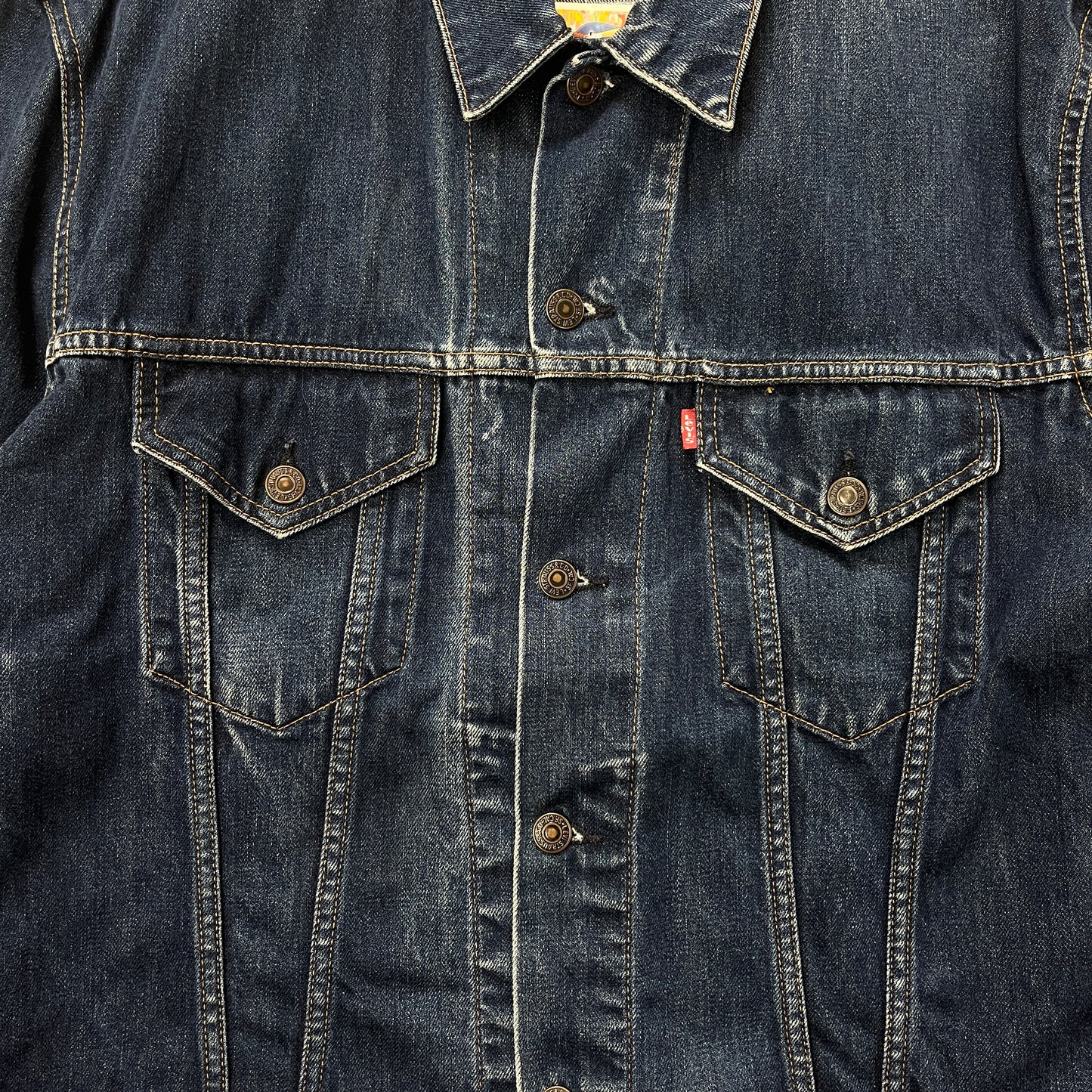 LEVIS TRUCKER DENIM JACKET 90s [XL]