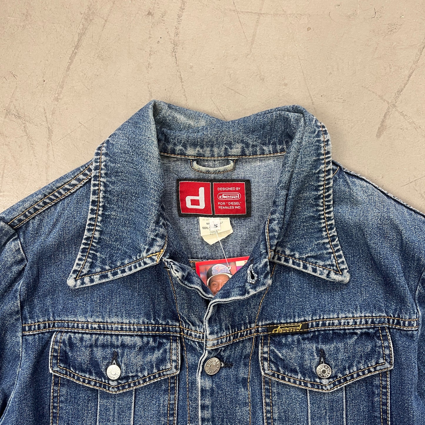 DIESEL WMNS DENIM JACKET Y2K [S]