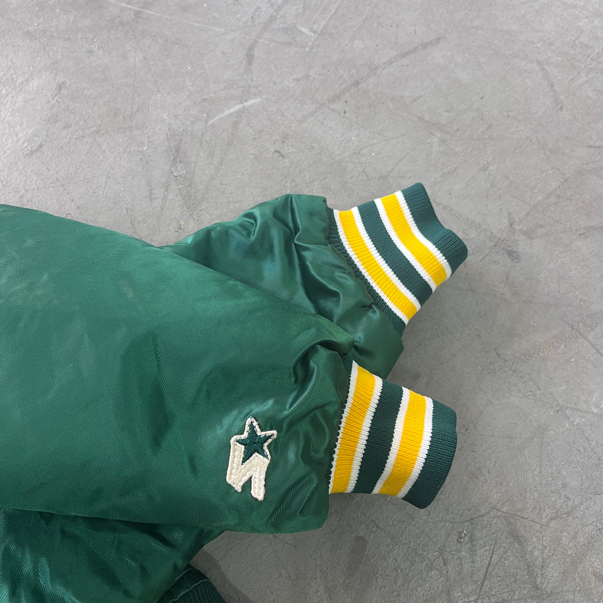 STARTER OAKLAND As SATIN BOMBER 80s [L]