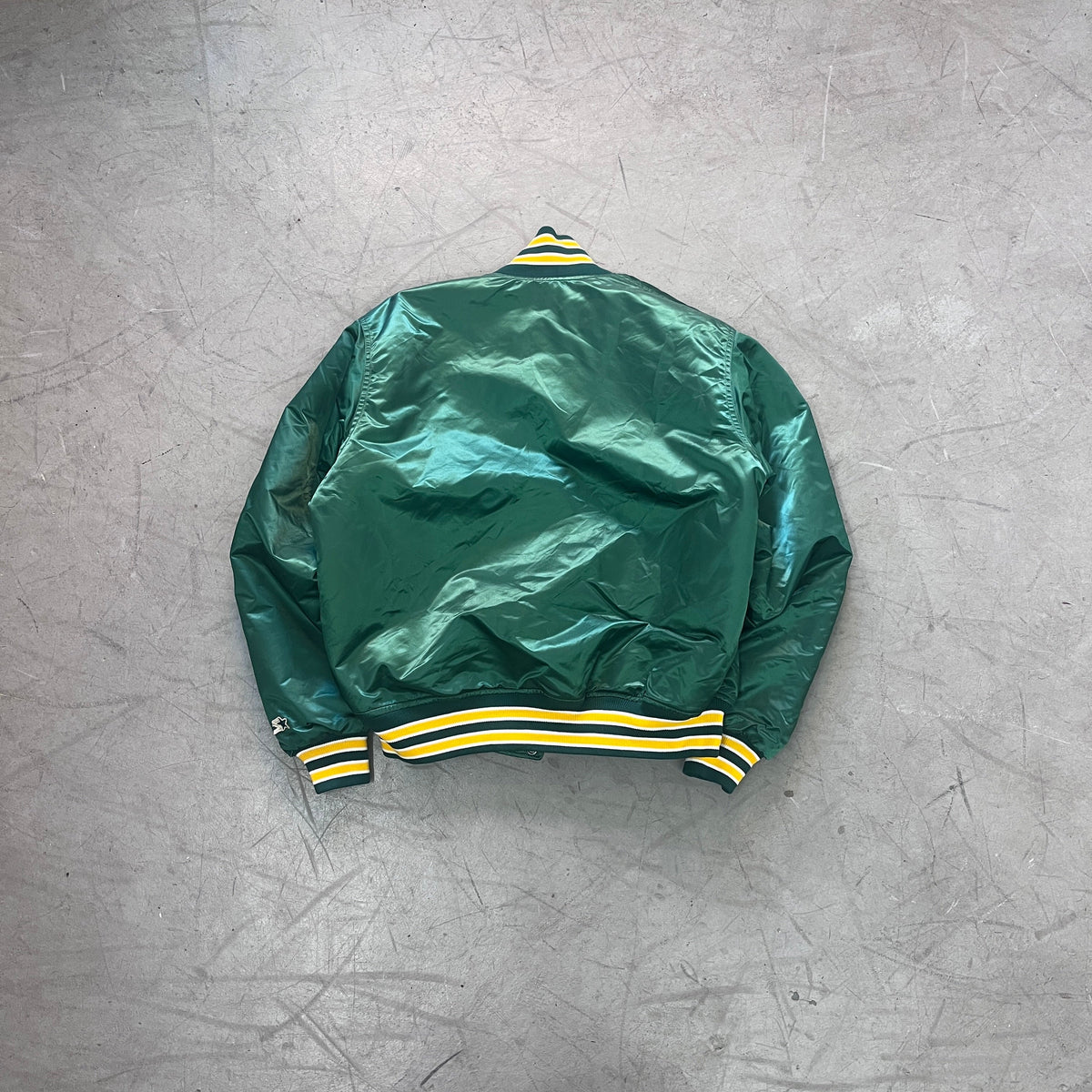 STARTER OAKLAND As SATIN BOMBER 80s [L]