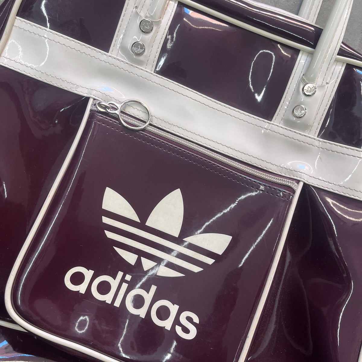 ADIDAS PATENT BAG 90s