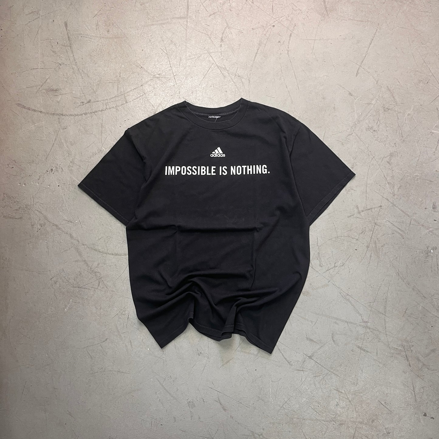 ADIDAS FOOTBALL IMPOSSIBLE IS NOTHING EARLY 00s [L/XL]