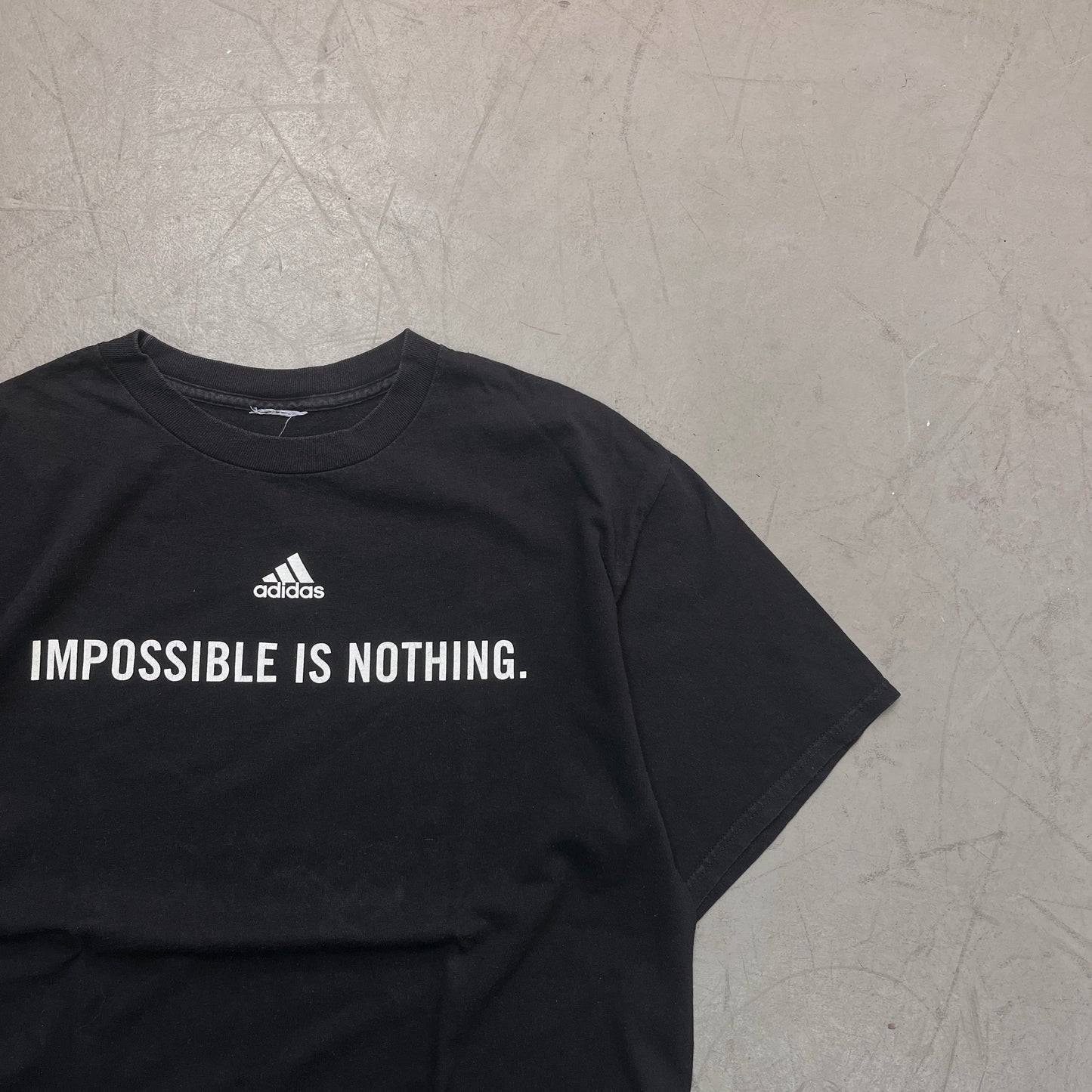 ADIDAS FOOTBALL IMPOSSIBLE IS NOTHING EARLY 00s [L/XL]