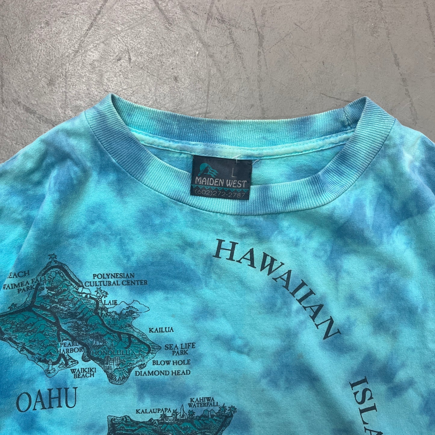 HAWAII SOUVENIR SHIRT 90s [L]