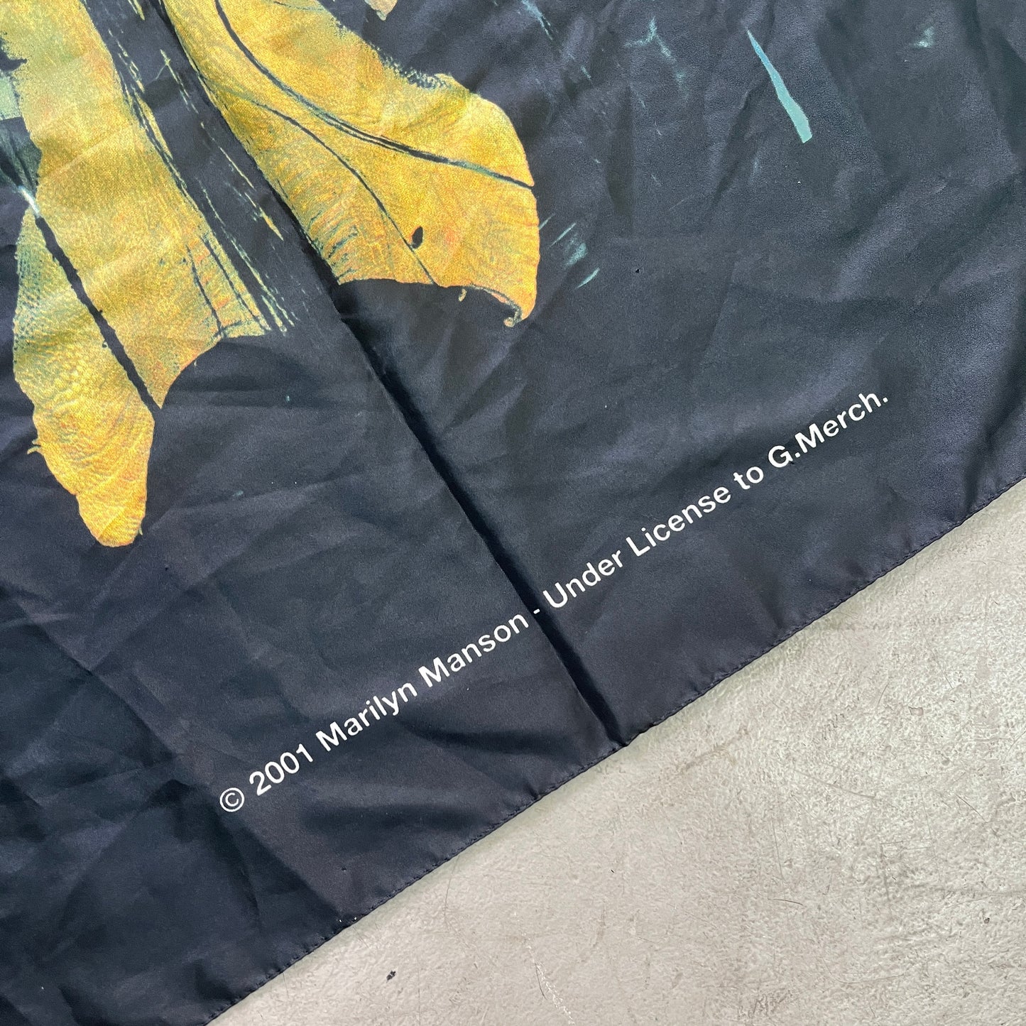 MARILYN MANSON GUNS, GOD, & GOVERNMENT BANNER 2001