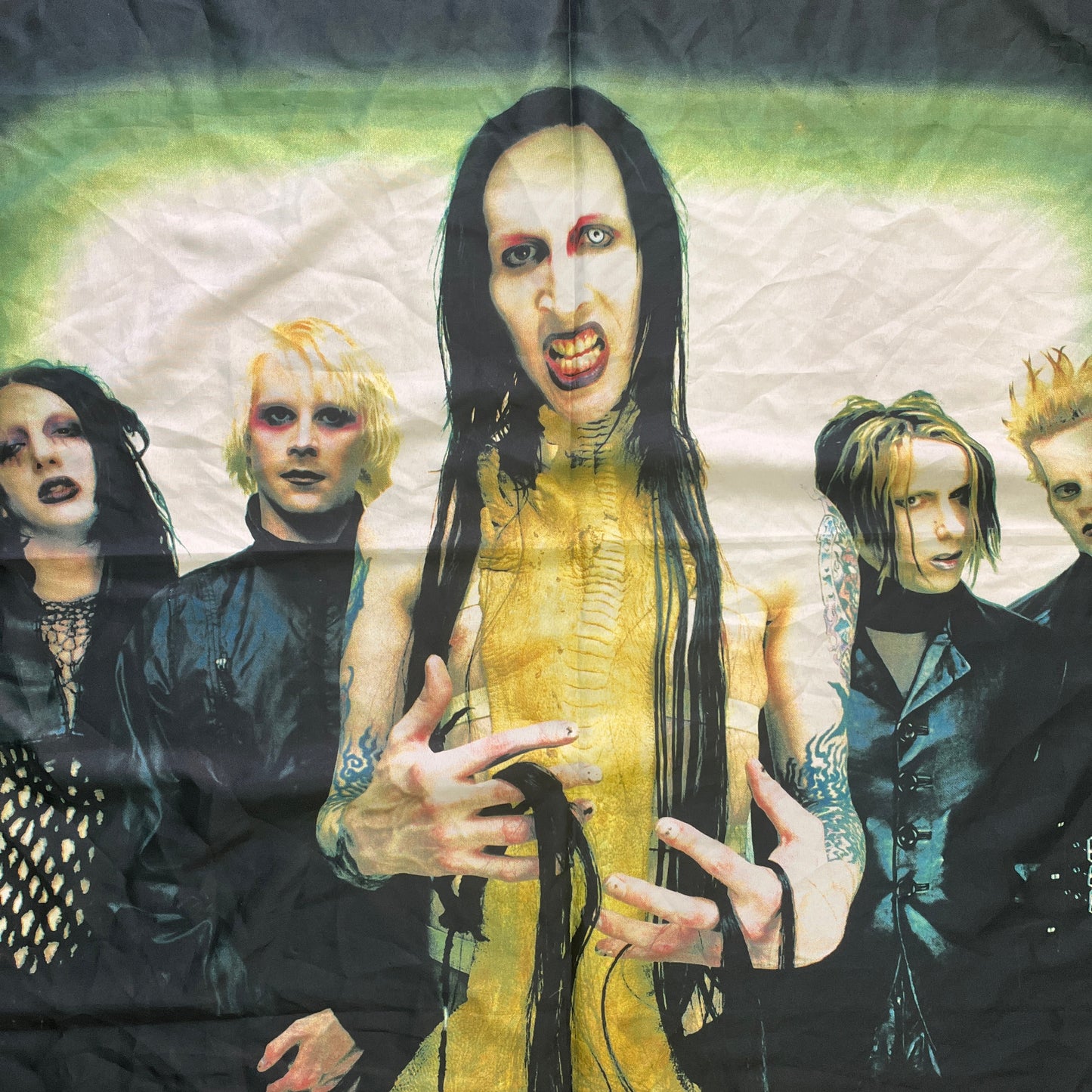MARILYN MANSON GUNS, GOD, & GOVERNMENT BANNER 2001