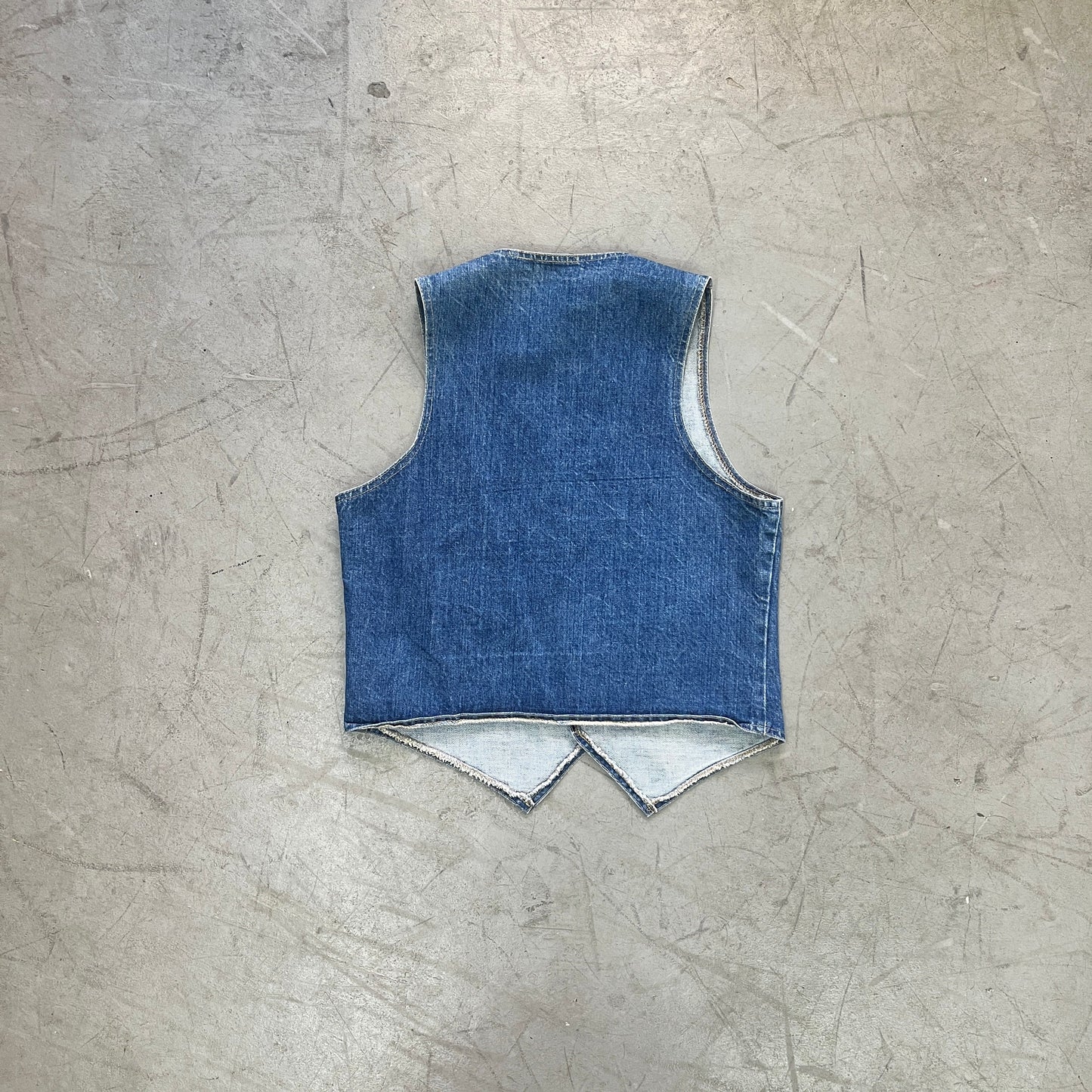 LEVIS DENIM VEST ORANGE TAB EARLY 80s [M]