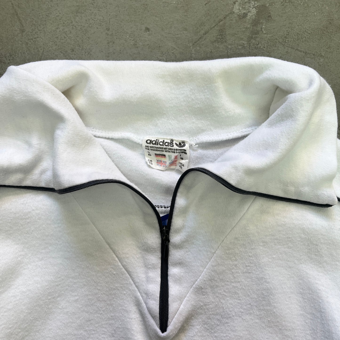 ADIDAS 1/4 ZIP 80s [XS]