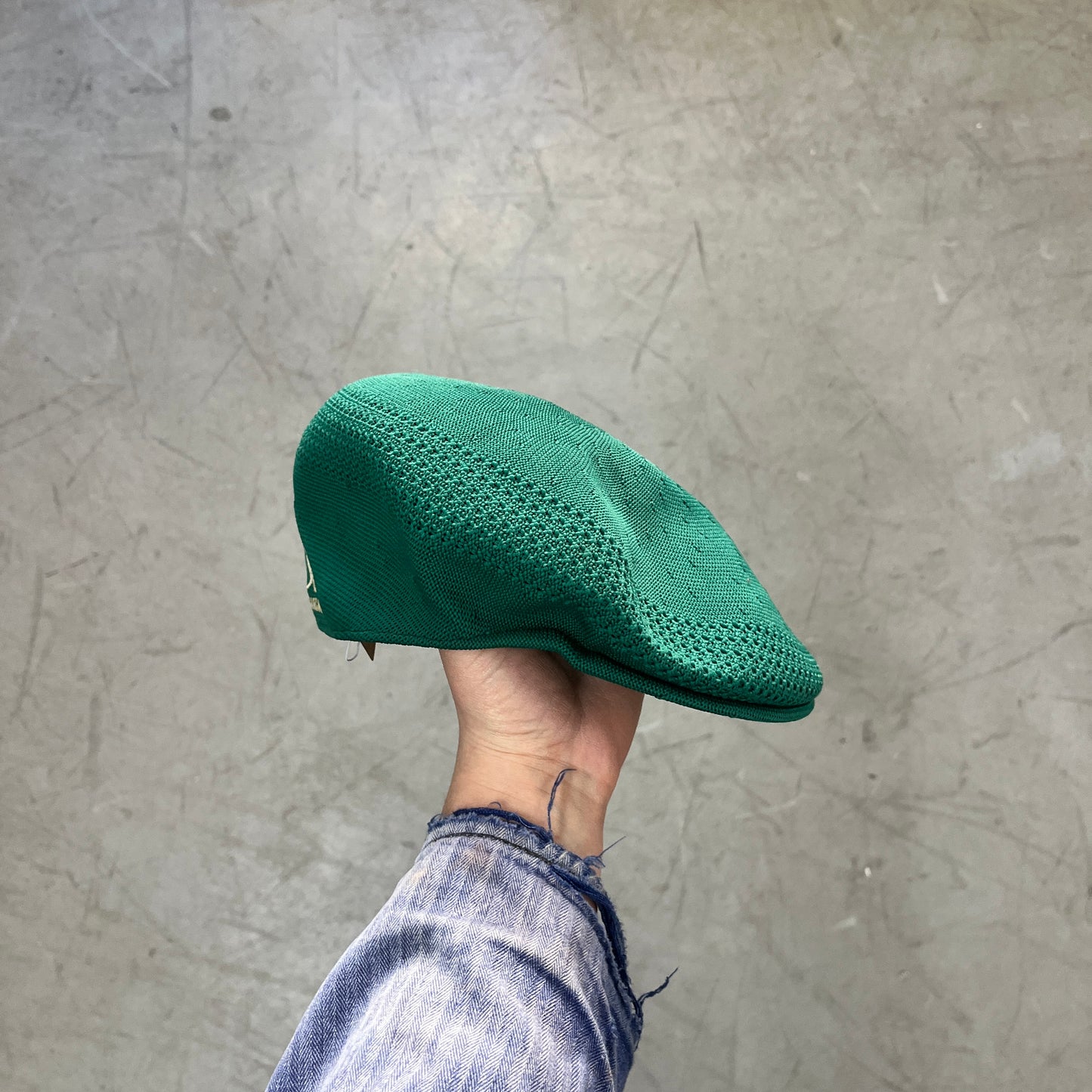 KANGOL TROPIC 504 VENTAIR GREEN CAP [M]