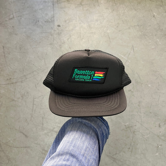 vintage 1990s benneton formula 1 racing cap