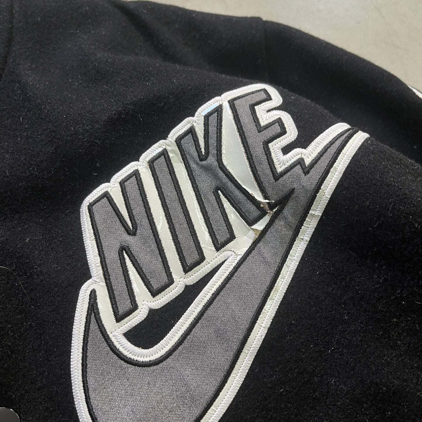 NIKE 'THE INFAMOUS' VARSITY JACKET MID 00s [M]
