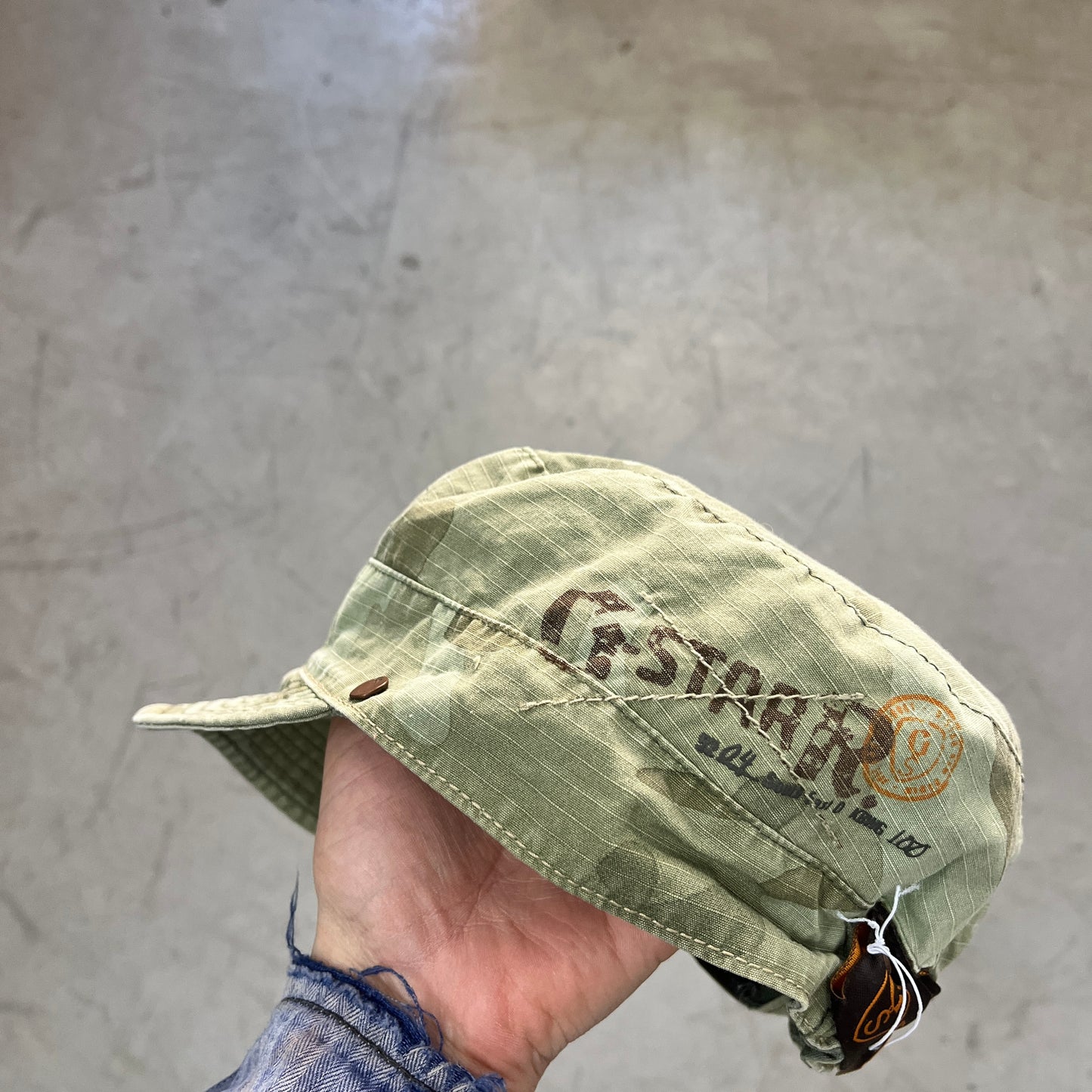 G-STAR SOFT BRIM CAMO PILLBOX FITTED