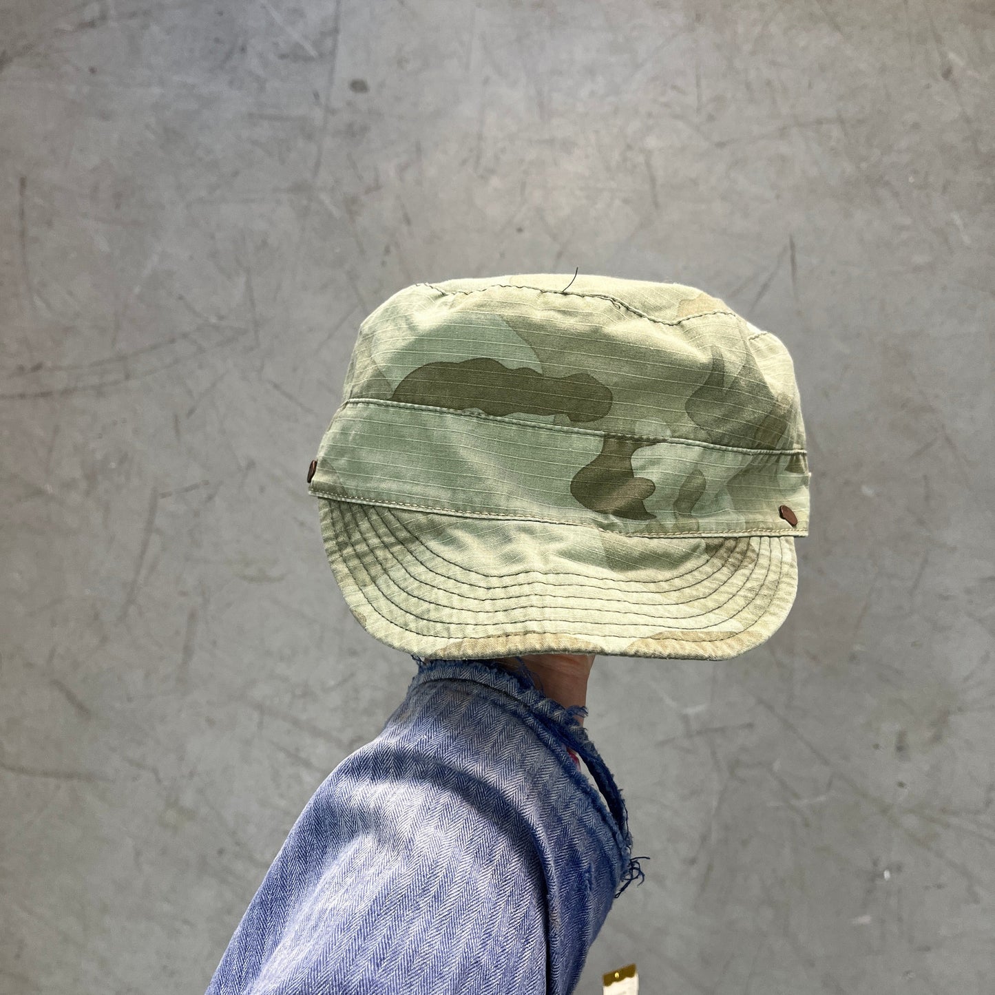 G-STAR SOFT BRIM CAMO PILLBOX FITTED