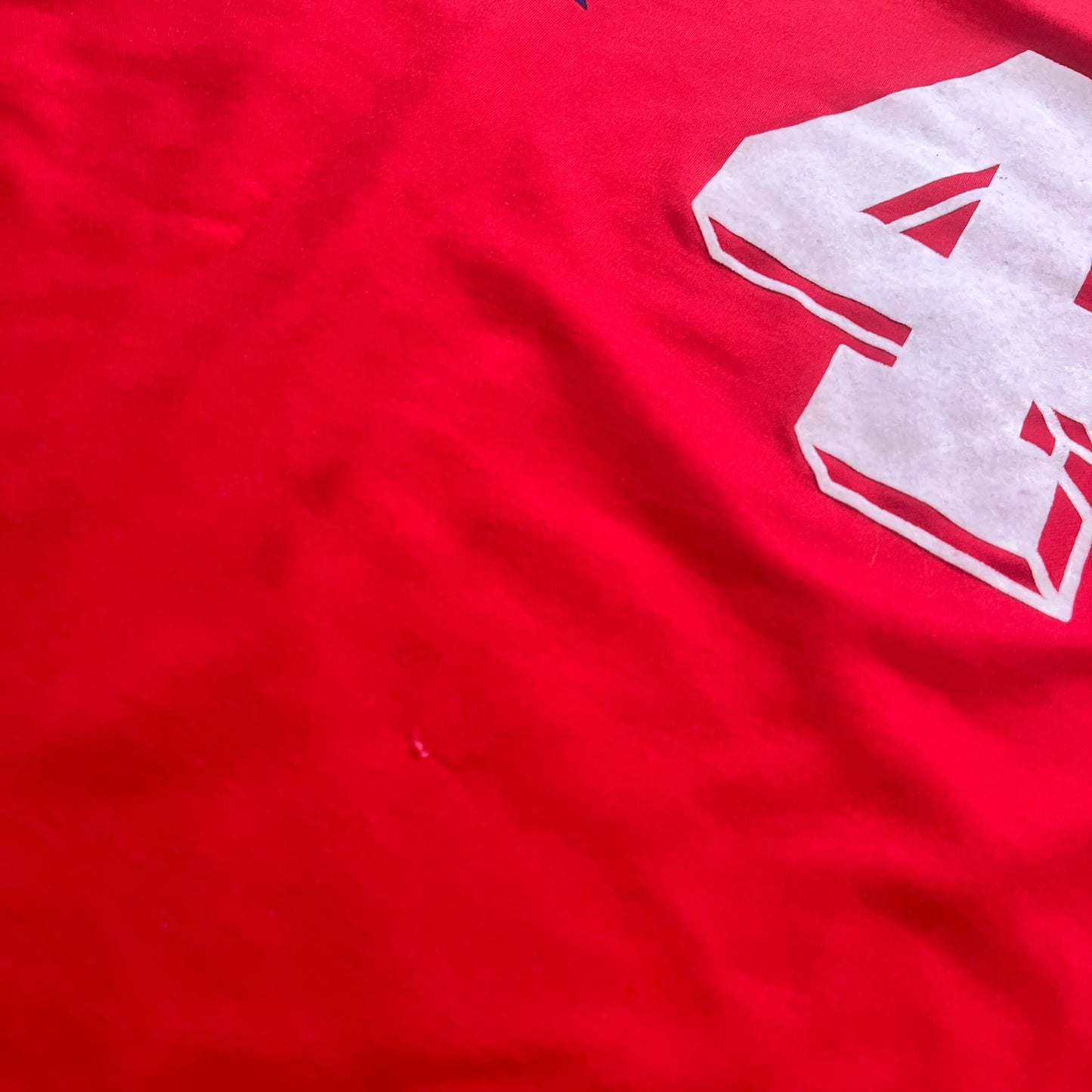 ADIDAS RED/BLU TEMPLATE LONGSLEEVE LATE 80S [XL]