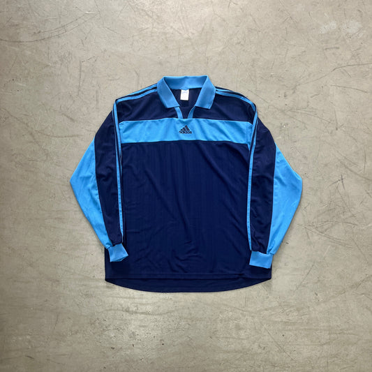 ADIDAS BLU LONGSLEEVE 90s [XXL]