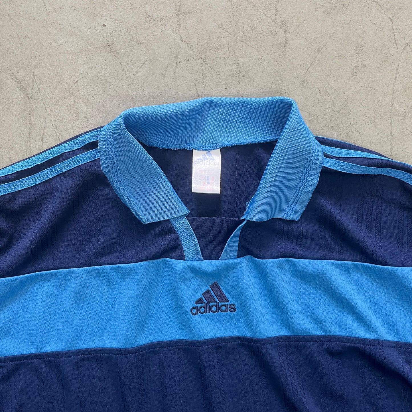 ADIDAS BLU LONGSLEEVE 90s [XXL]
