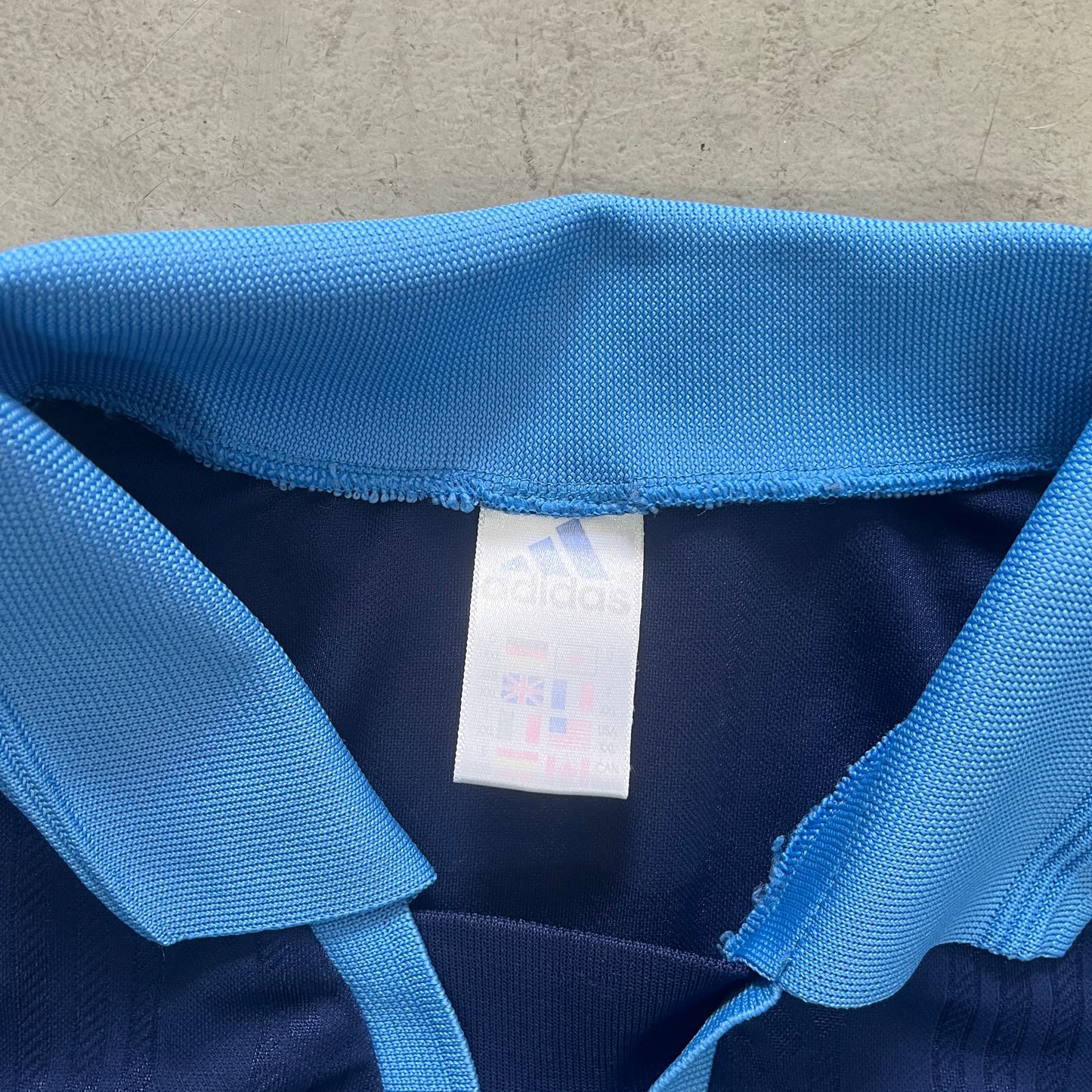 ADIDAS BLU LONGSLEEVE 90s [XXL]