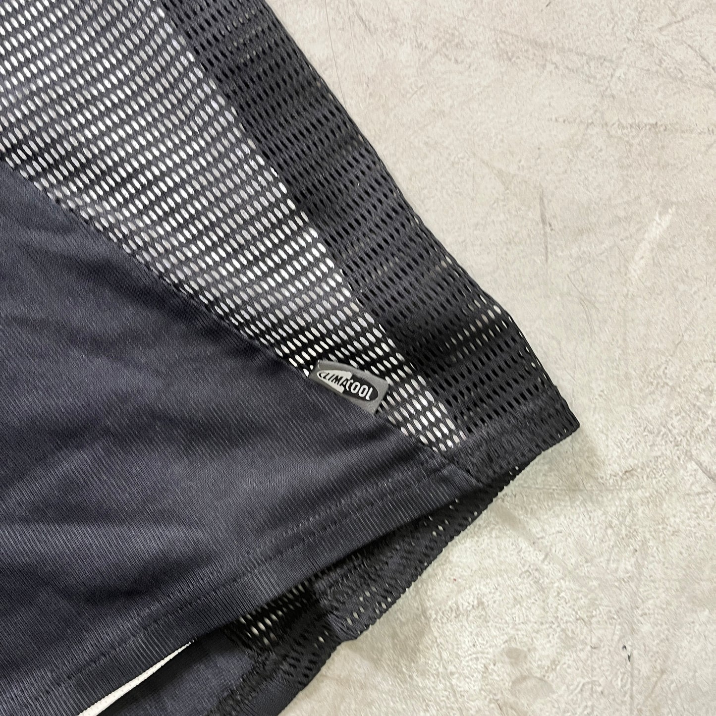 ADIDAS BLK MESH TEMPLATE JERSEY LATE 90s [X