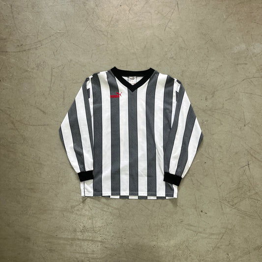 PUMA STRIPED BLK/WHT TEMPLATE LONGSLEEVE 90s [S]
