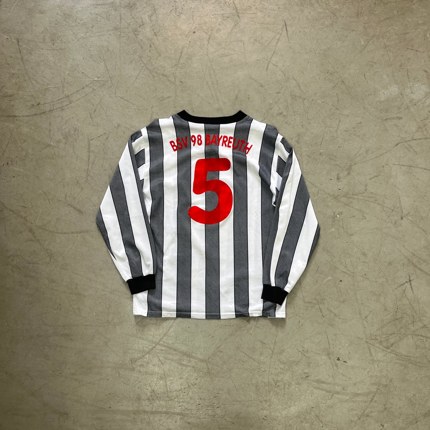 PUMA STRIPED BLK/WHT TEMPLATE LONGSLEEVE 90s [S]