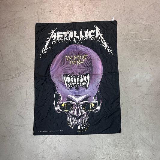 2001 METALLICA I'M INSIDE I'M YOU PUSHEAD BANNER