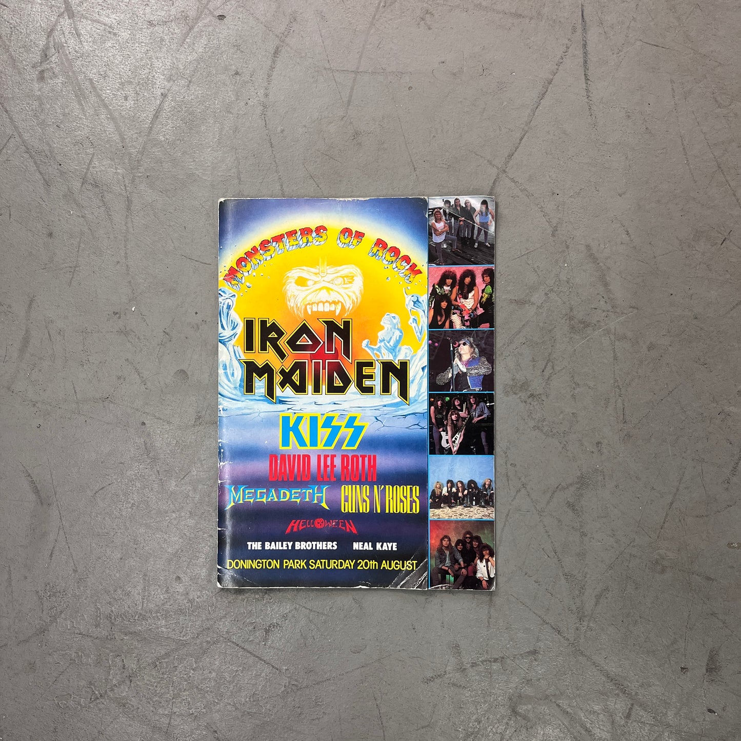 1988 MONSTERS OF ROCK PROGRAMME