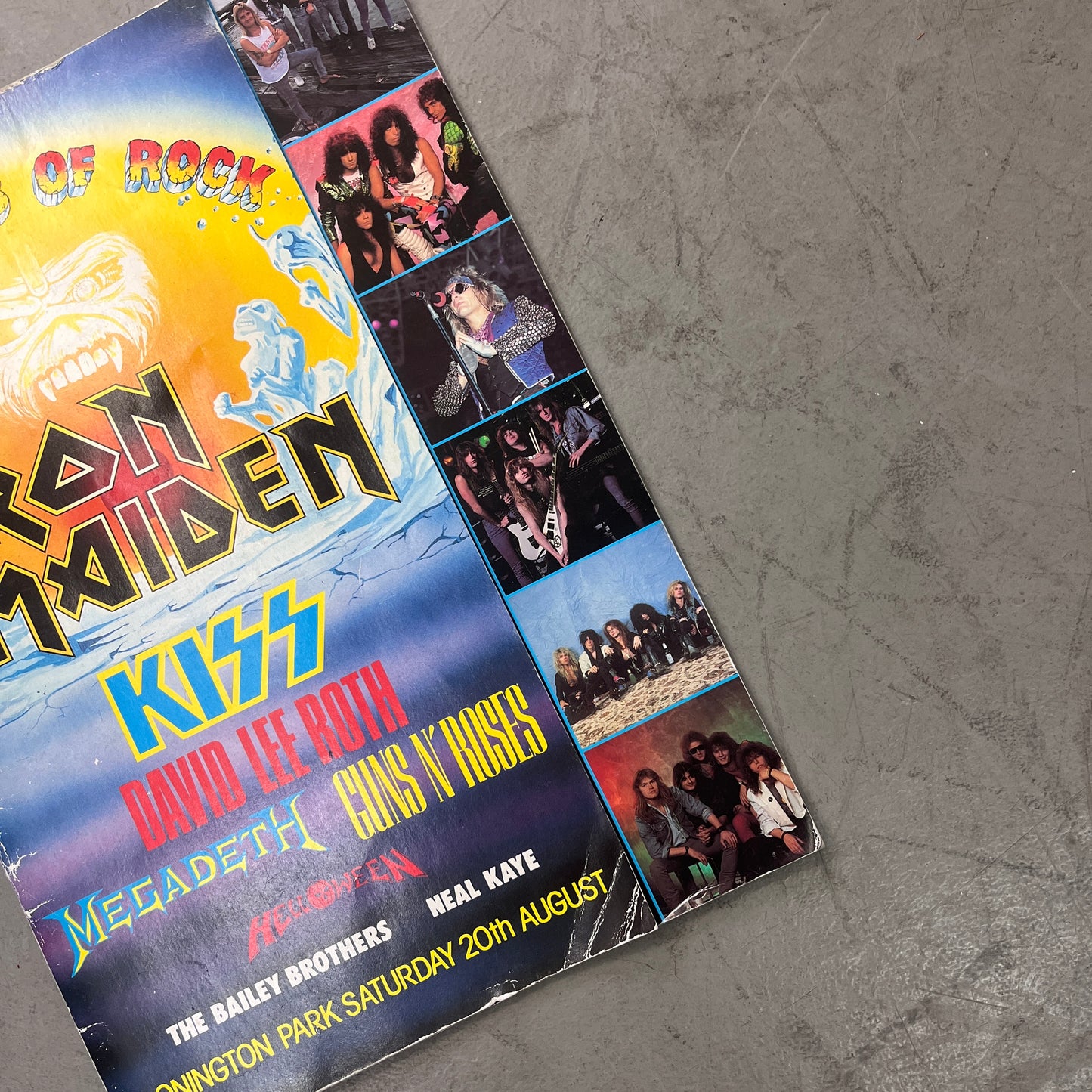 1988 MONSTERS OF ROCK PROGRAMME