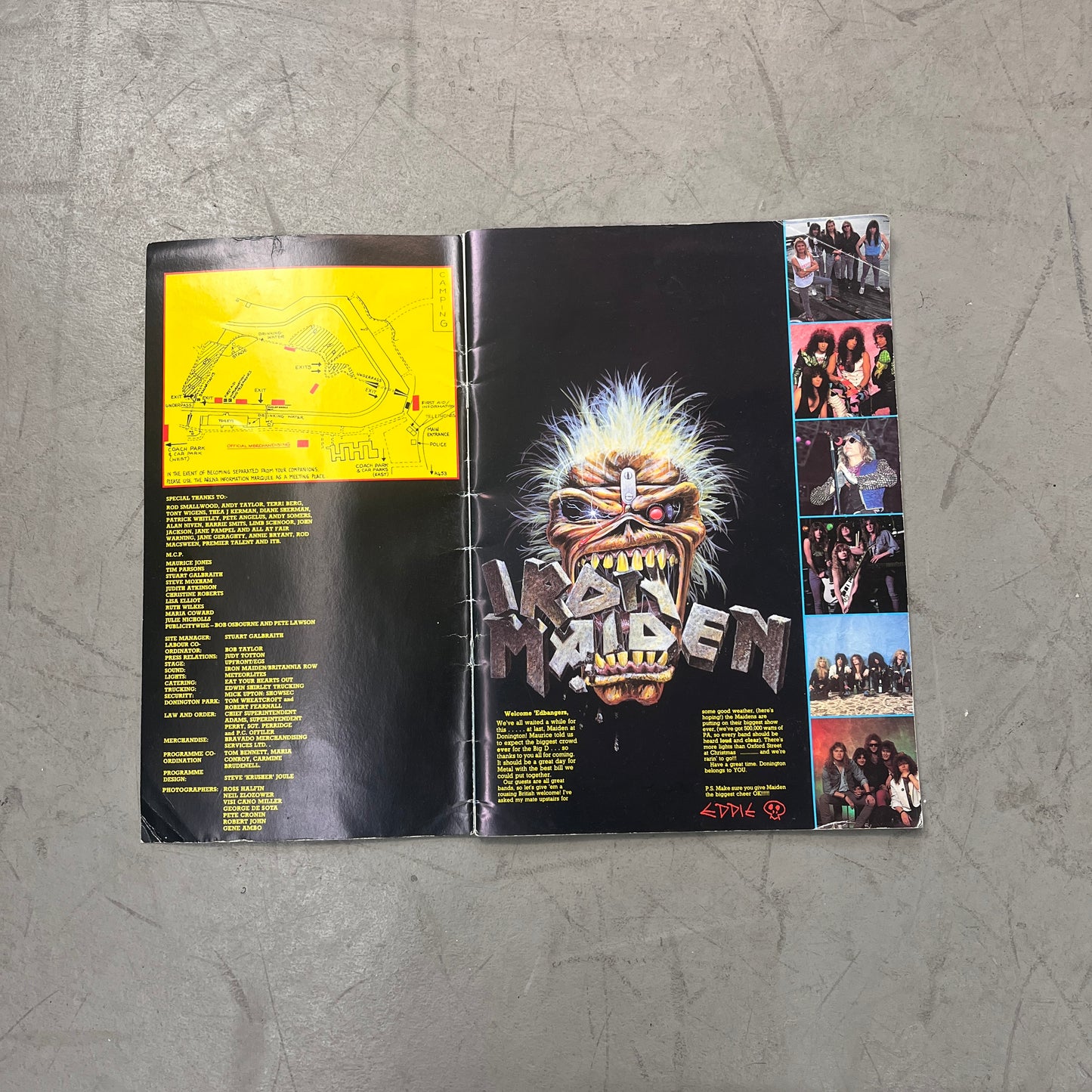 1988 MONSTERS OF ROCK PROGRAMME