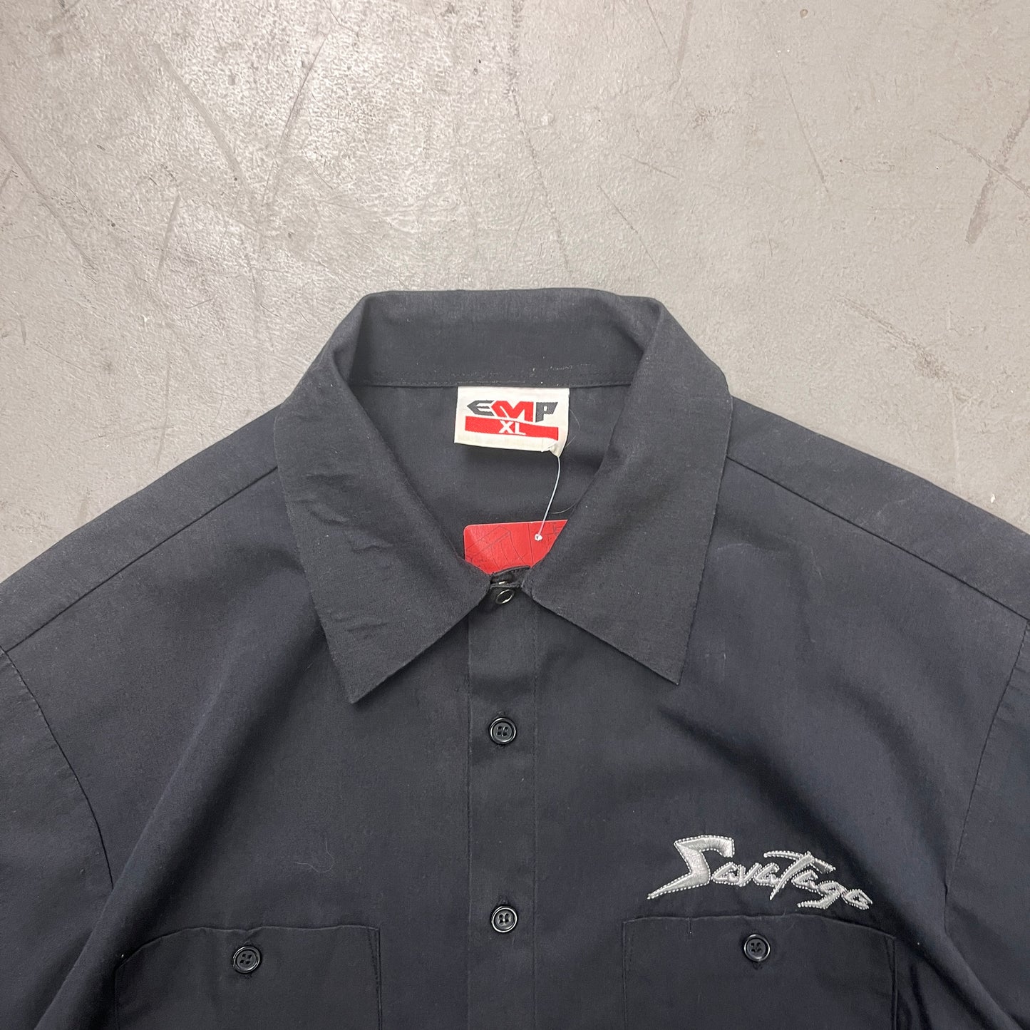 90s SAVATAGE WORK SHIRT [XL]