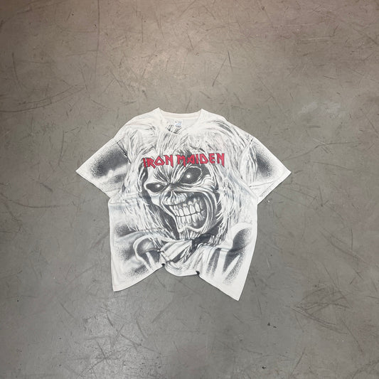 vintage 90s iron maiden eddie AOP t-shirt 