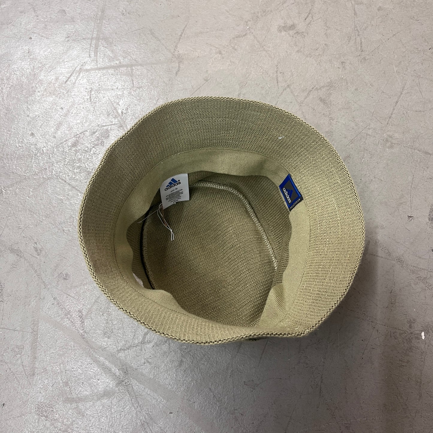 ADIDAS FINE KNIT THREE STRIPE BUCKET HAT