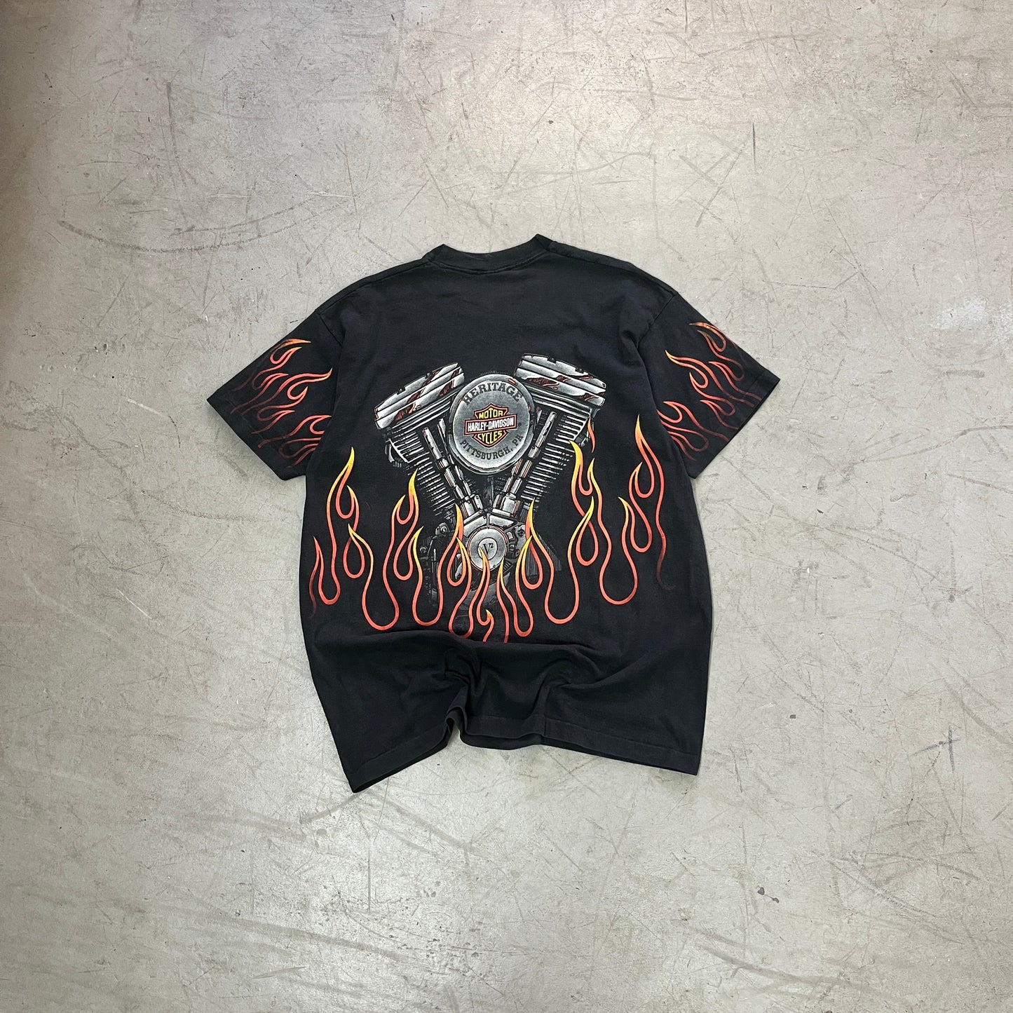HARLEY DAVIDSON FLAMES 90s [XXL]