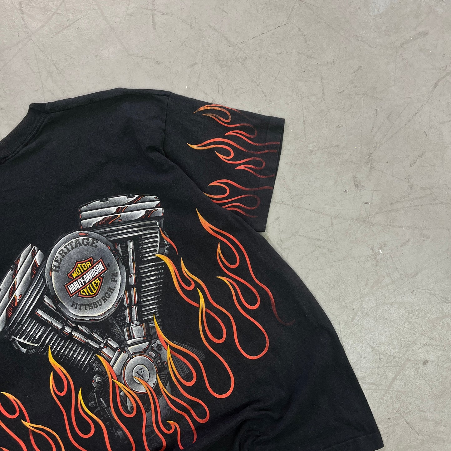 HARLEY DAVIDSON FLAMES 90s [XXL]