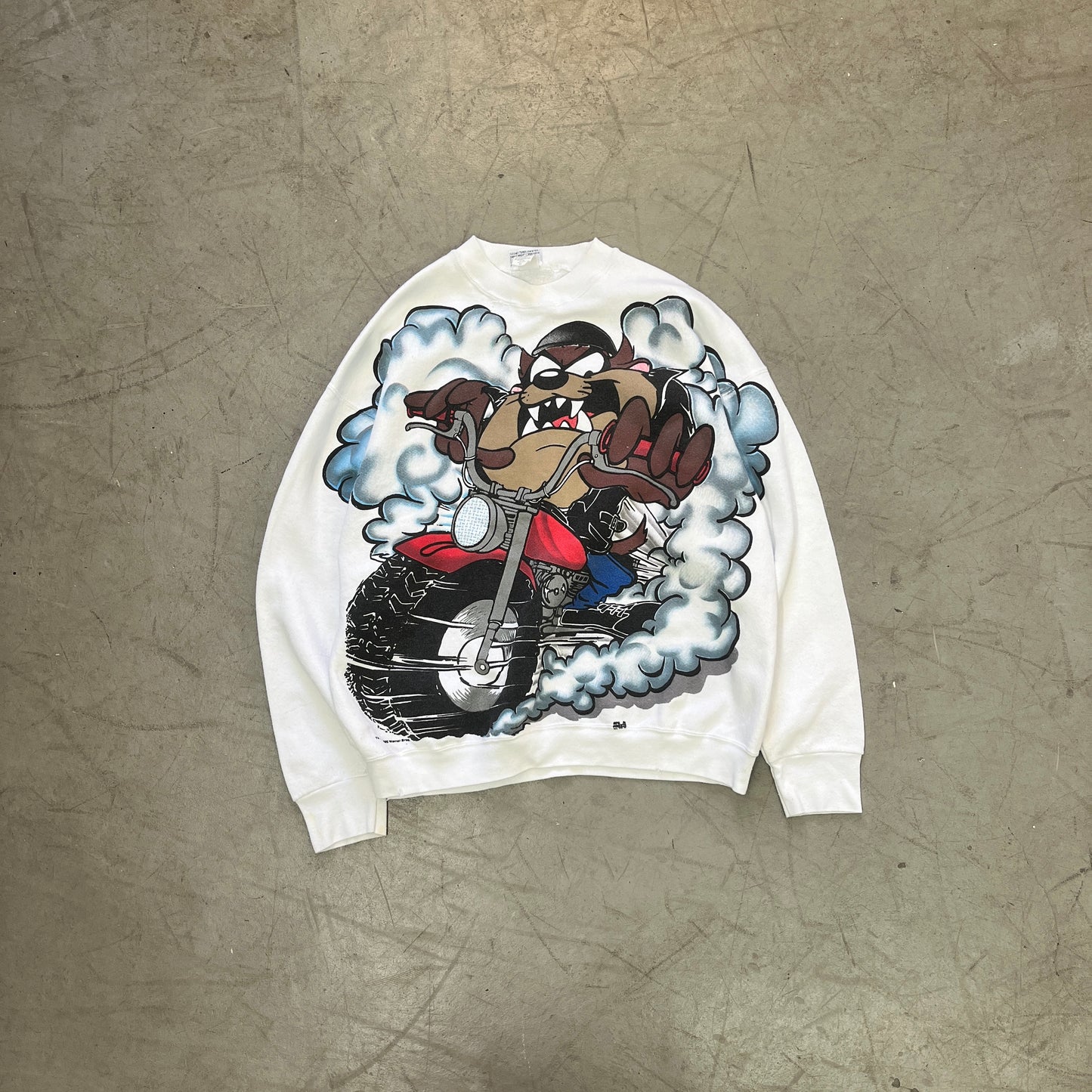 LOONEY TUNES BIKER TAZ [L]