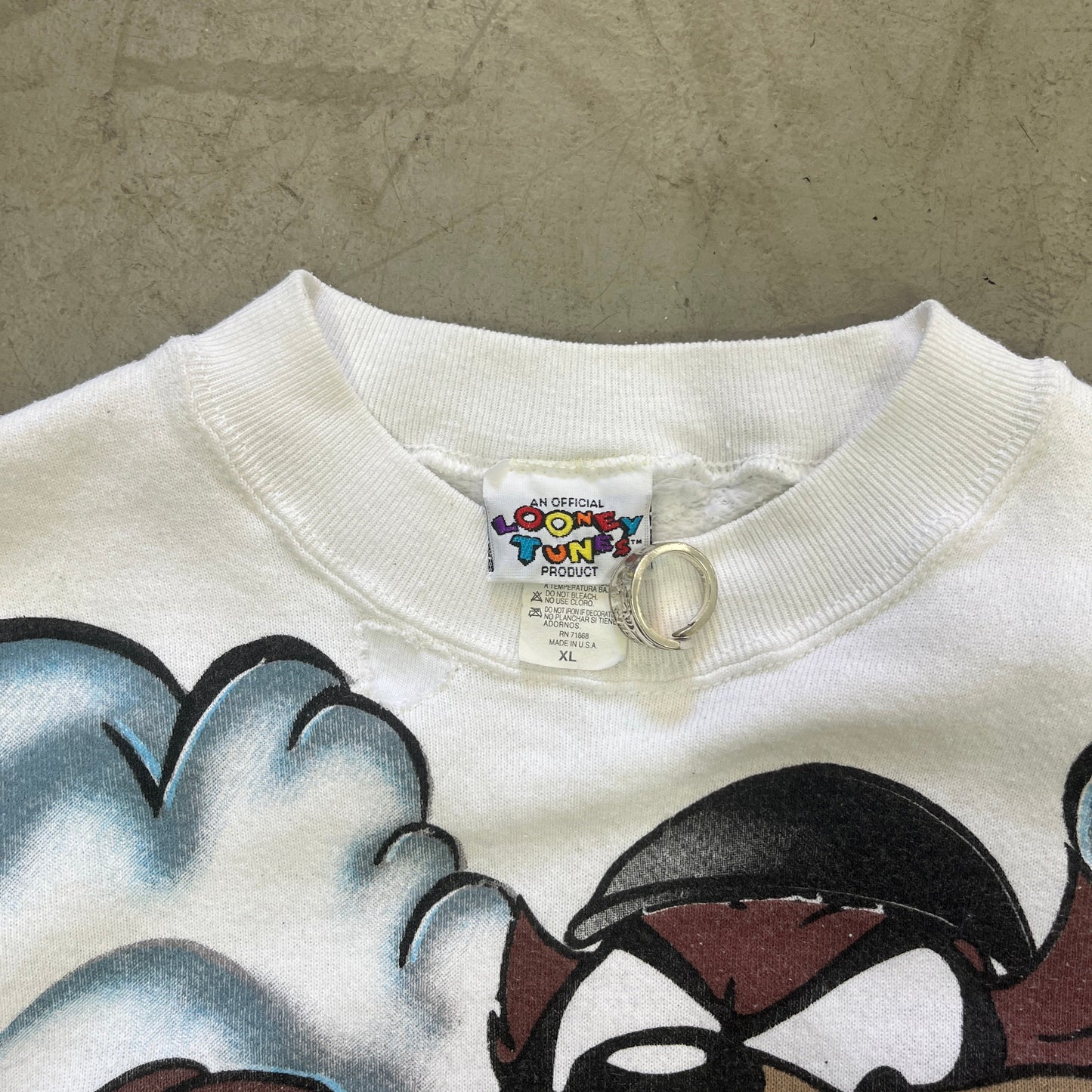LOONEY TUNES BIKER TAZ [L]